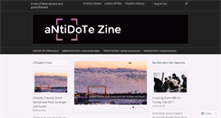 Desktop Screenshot of antidotezine.com